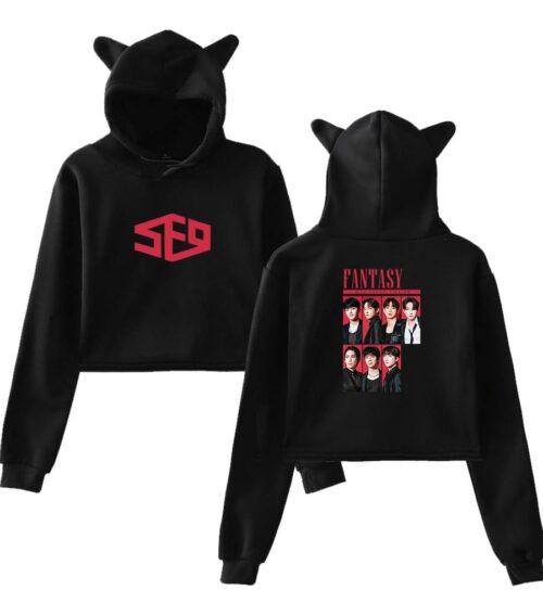 SF9 Cropped Hoodie #1