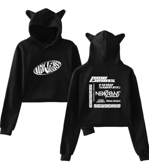 NewJeans Cropped Hoodie #4