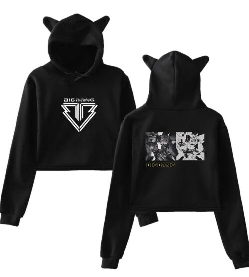 Big Bang Cropped Hoodie #4
