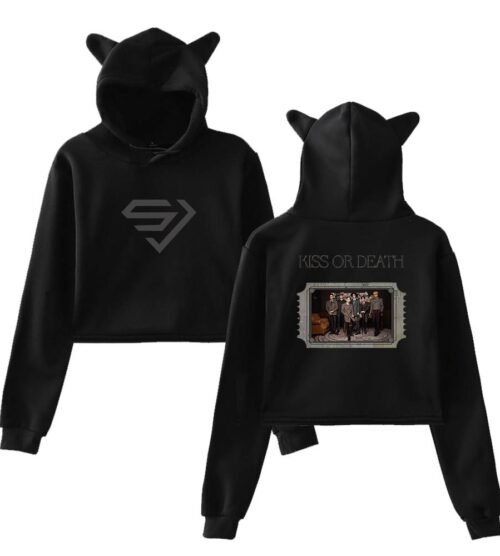 Super Junior Cropped Hoodie #3