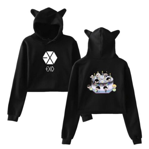 EXO Cropped Hoodie #3