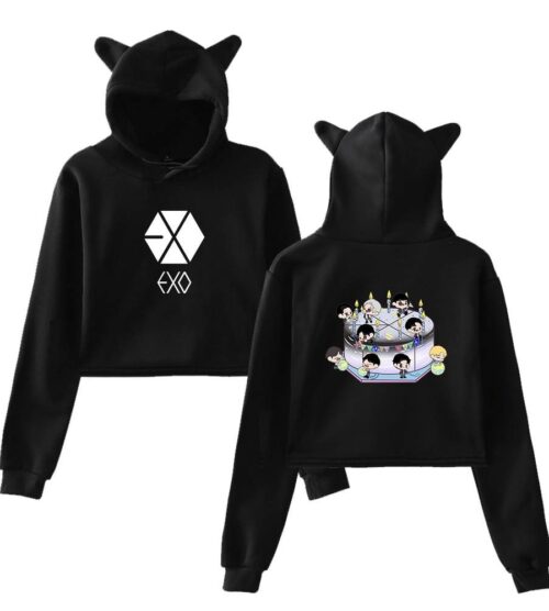 EXO Cropped Hoodie #3