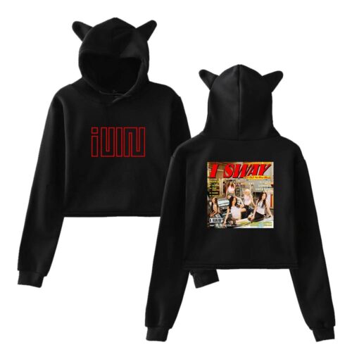 Gidle I Sway Cropped Hoodie #4