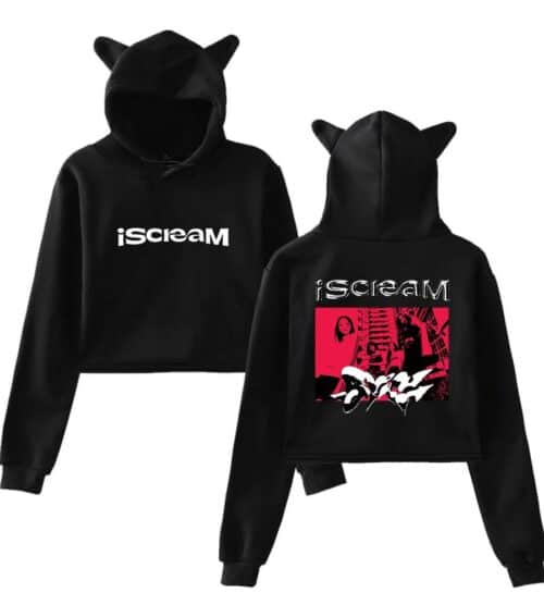 Aespa Cropped Hoodie #2