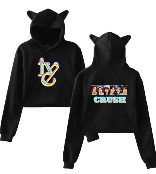 IVE Cropped Hoodie #4