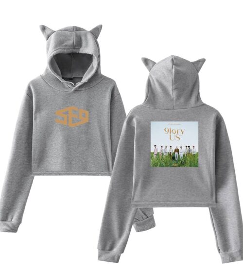 SF9 Cropped Hoodie #3