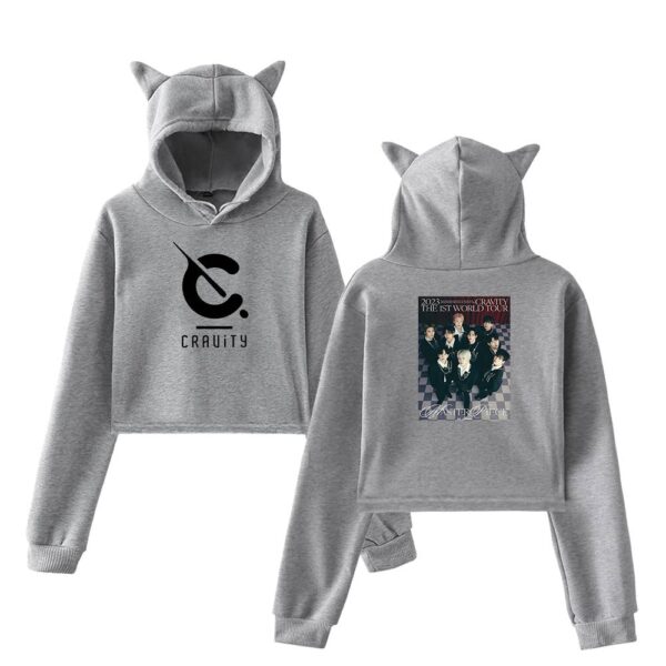 Cravity Cropped Hoodie #1 - Image 4