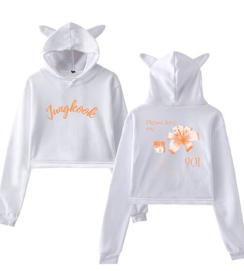 Jungkook Cropped Hoodie #1