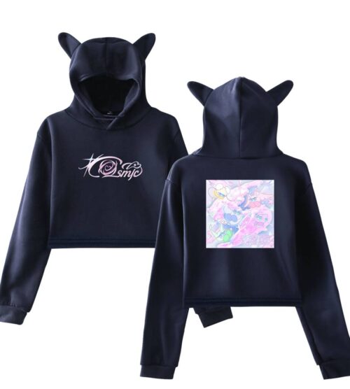 Red Velvet Cropped Hoodie #2