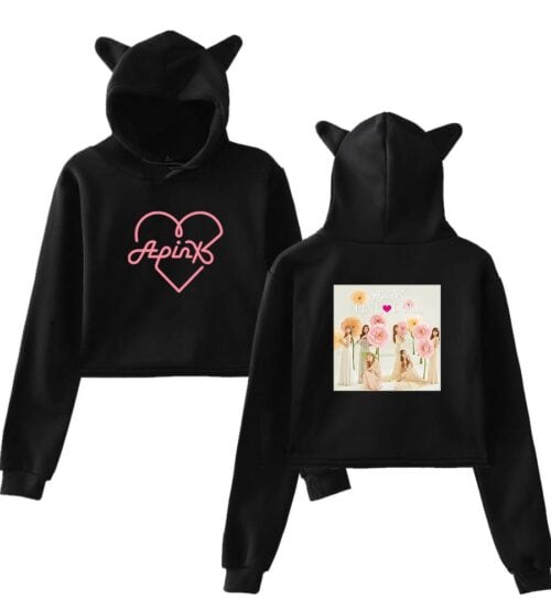 Apink Cropped Hoodie #2
