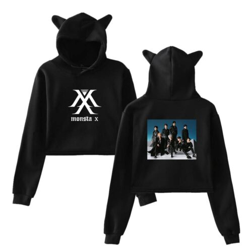 Monsta X Cropped Hoodie #8