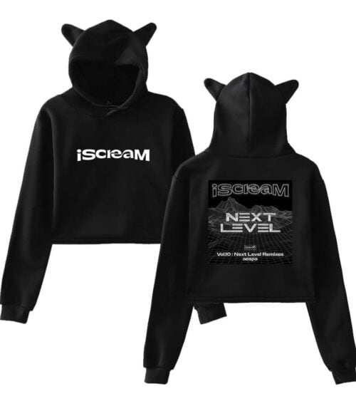 Aespa Cropped Hoodie #1