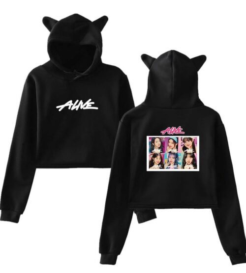 IVE Cropped Hoodie #1