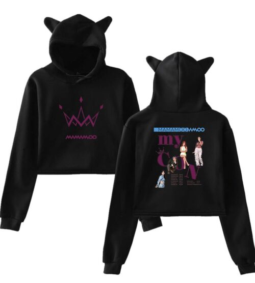 Mamamoo Cropped Hoodie #4