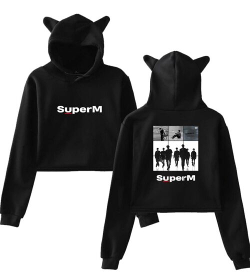 SuperM Cropped Hoodie #4