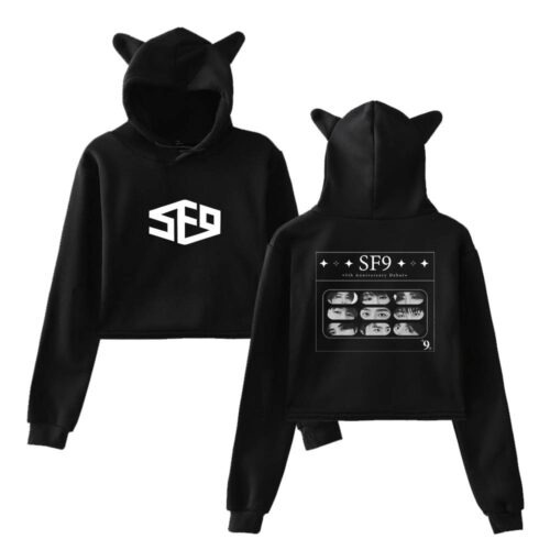 SF9 Cropped Hoodie #4