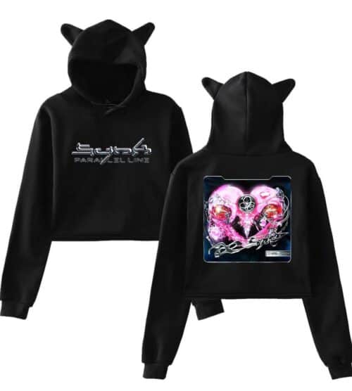 Aespa Cropped Hoodie #3