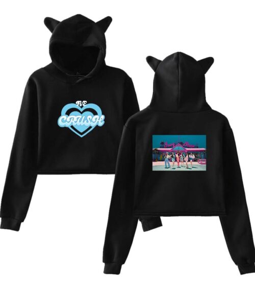 IVE Cropped Hoodie #2