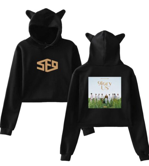 SF9 Cropped Hoodie #3