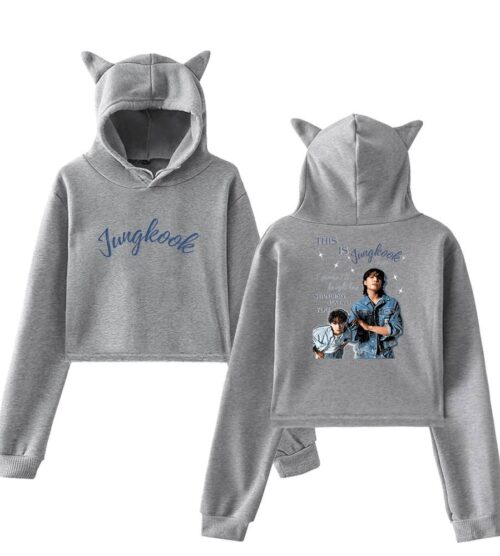 Jungkook Cropped Hoodie #3