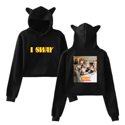 Gidle I Sway Cropped Hoodie #3