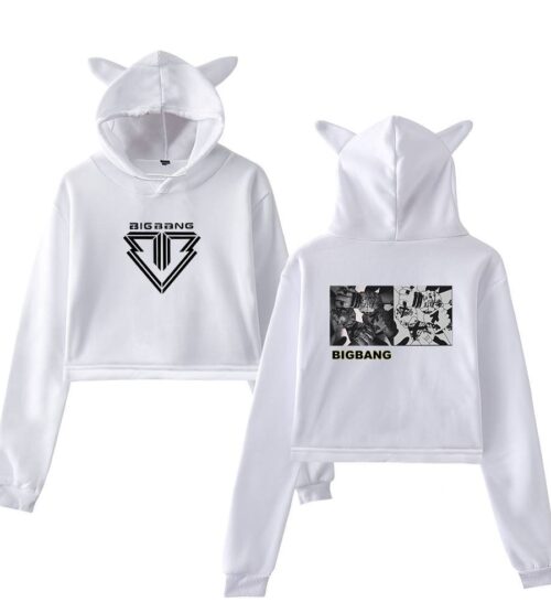 Big Bang Cropped Hoodie #4