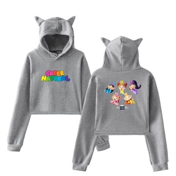 NewJeans Cropped Hoodie #1 - Image 4