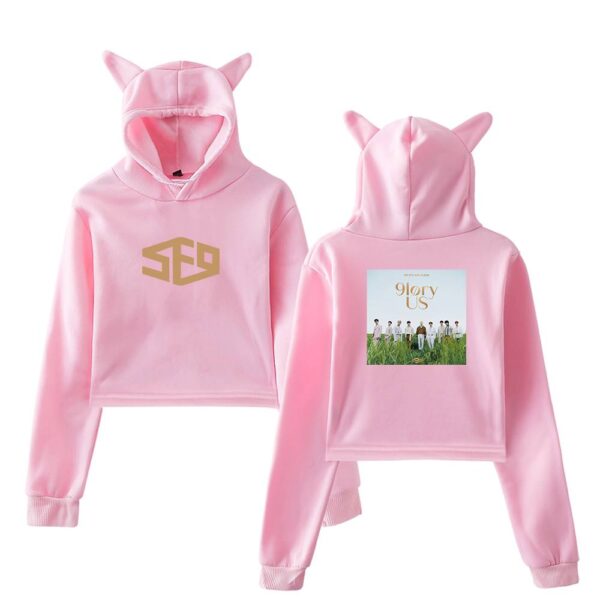 SF9 Cropped Hoodie #3 - Image 5