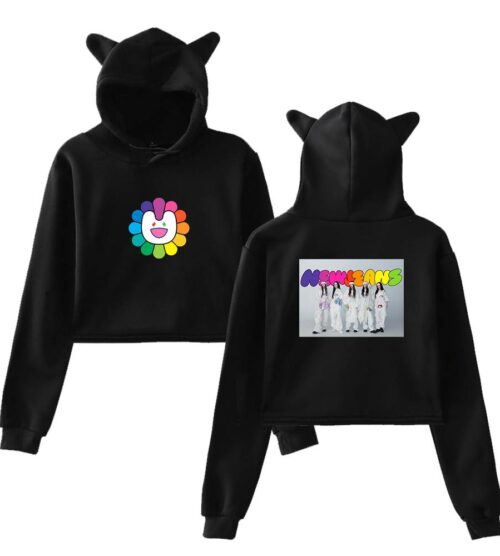 NewJeans Cropped Hoodie #3