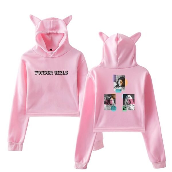 Wonder Girls Cropped Hoodie #3 - Image 5