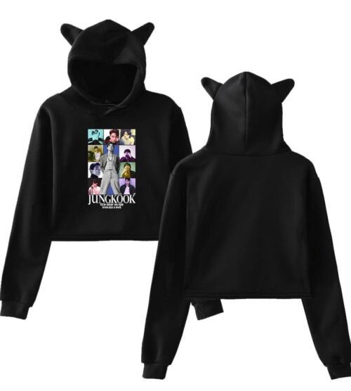 Jungkook Cropped Hoodie #2