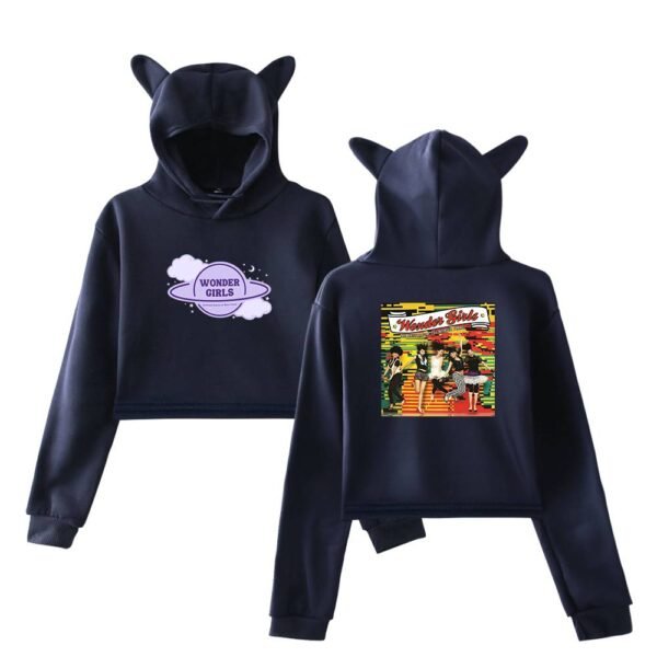 Wonder Girls Cropped Hoodie #4 - Image 3
