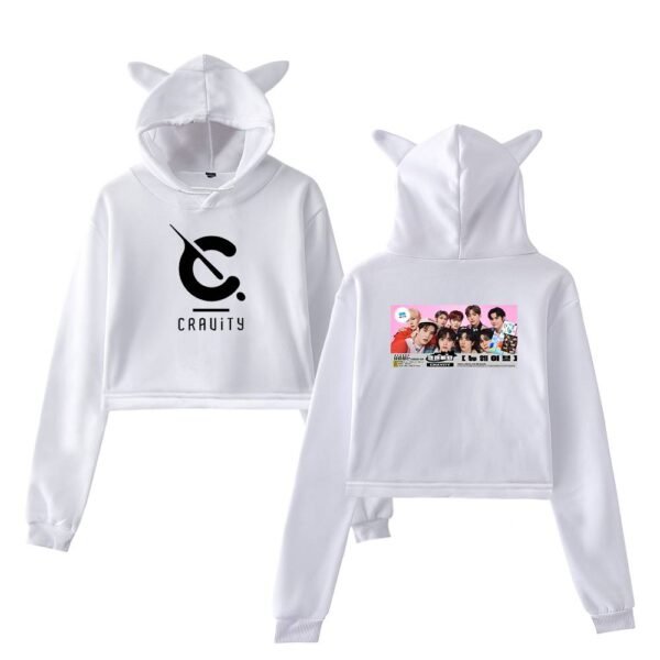 Cravity Cropped Hoodie #3 - Image 3