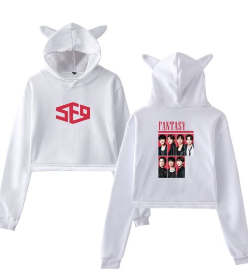 SF9 Cropped Hoodie #1