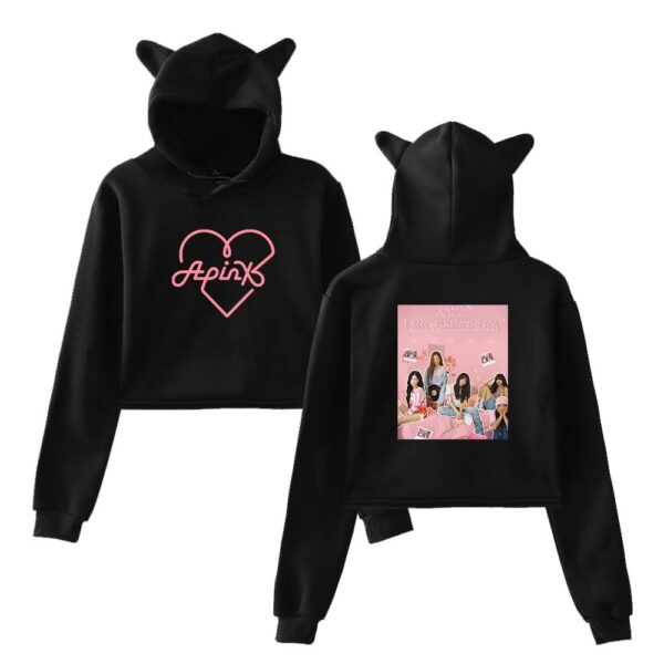 Apink Cropped Hoodie #3 - Image 2