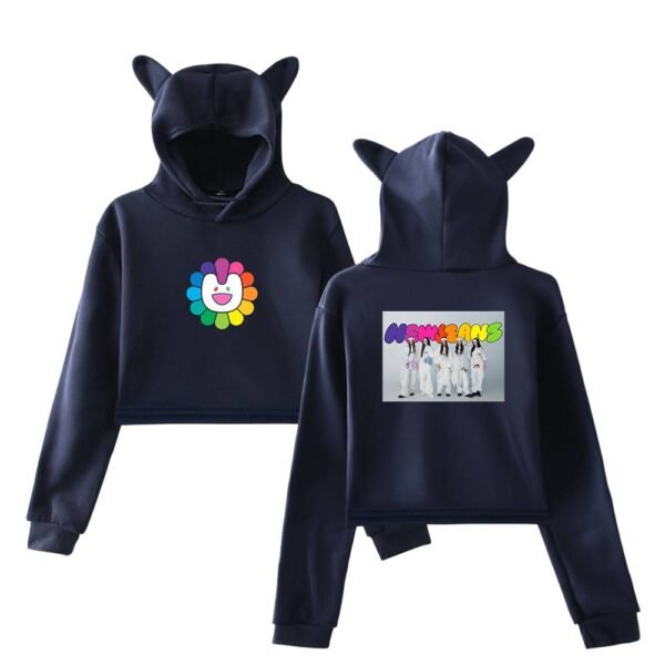 NewJeans Cropped Hoodie #3 - Image 4