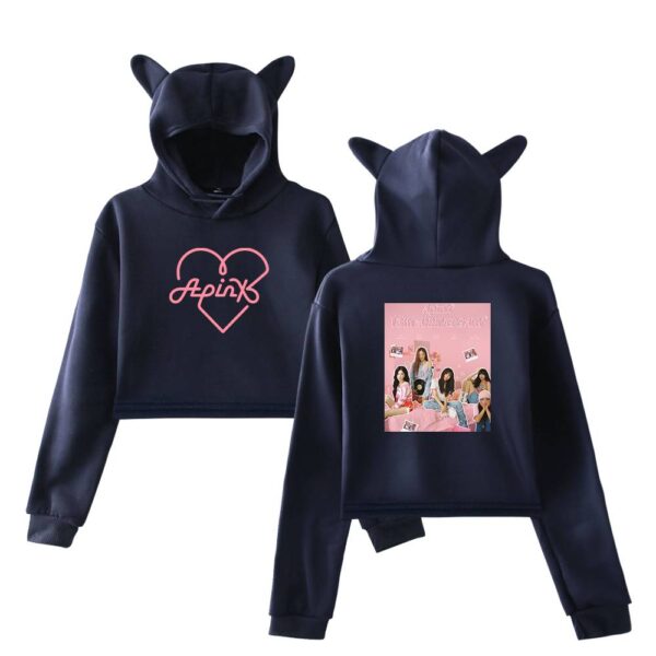 Apink Cropped Hoodie #3 - Image 4