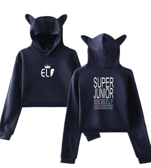 Super Junior Cropped Hoodie #2