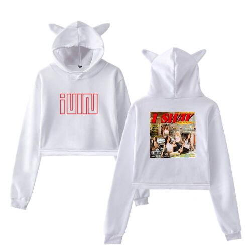 Gidle I Sway Cropped Hoodie #4