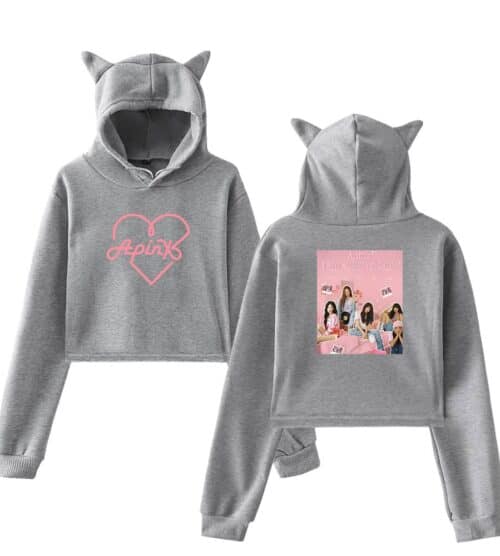 Apink Cropped Hoodie #3