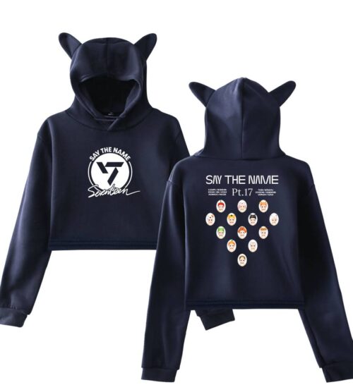 Seventeen Cropped Hoodie #6
