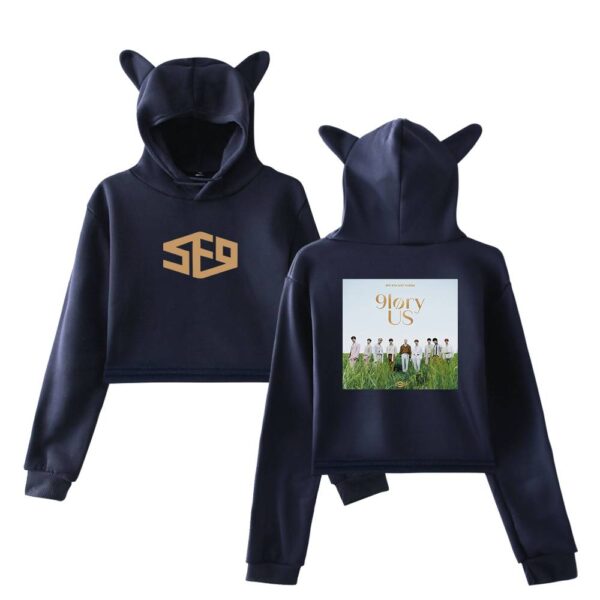 SF9 Cropped Hoodie #3 - Image 4