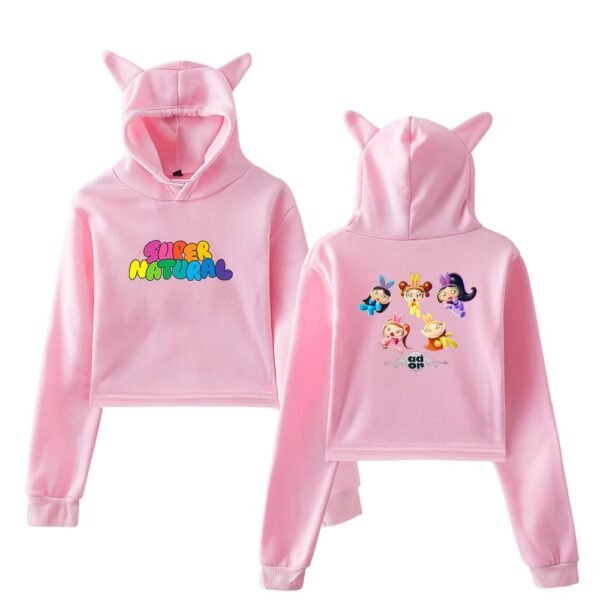 NewJeans Cropped Hoodie #1 - Image 5