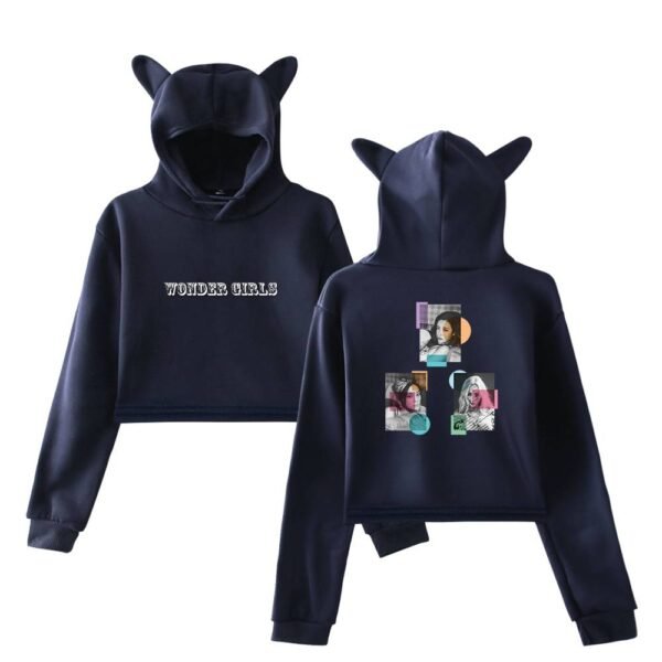 Wonder Girls Cropped Hoodie #3 - Image 4