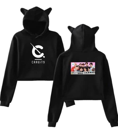 Cravity Cropped Hoodie #3