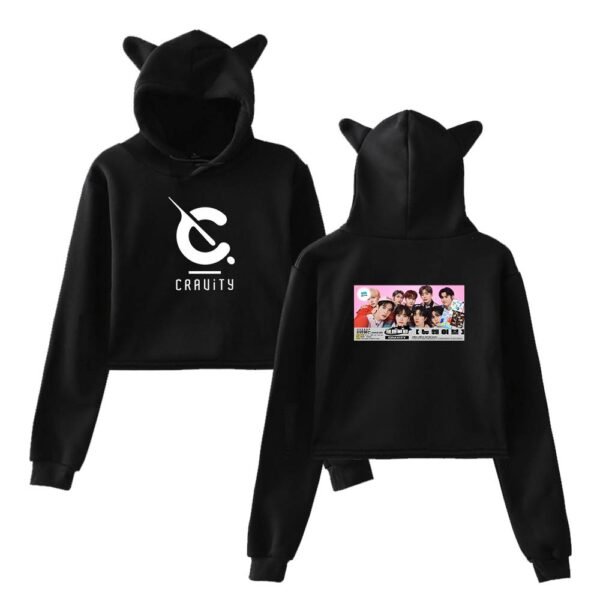Cravity Cropped Hoodie #3 - Image 2