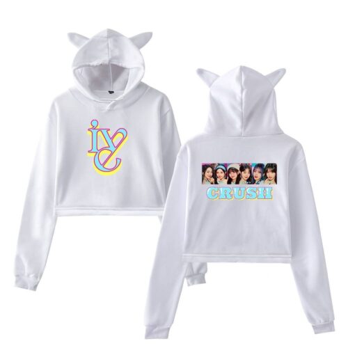 IVE Cropped Hoodie #4