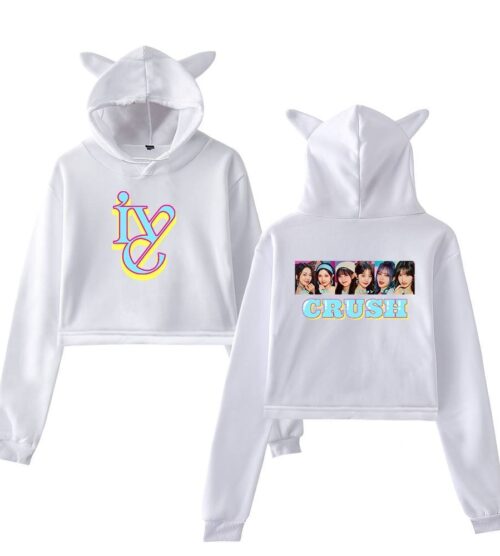 IVE Cropped Hoodie #4