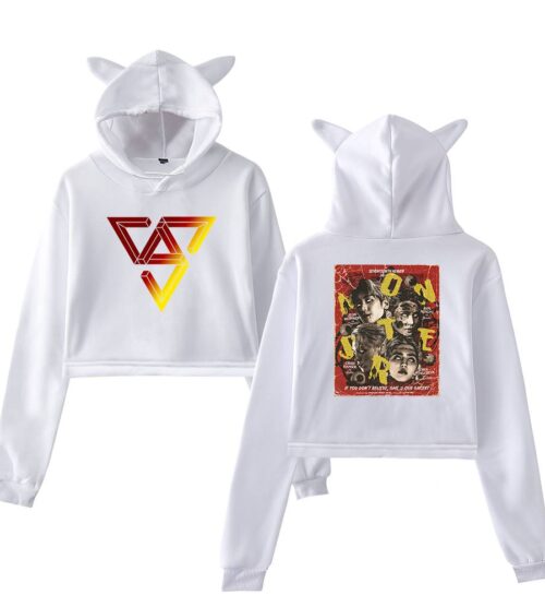Seventeen Cropped Hoodie #5