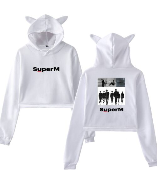 SuperM Cropped Hoodie #4